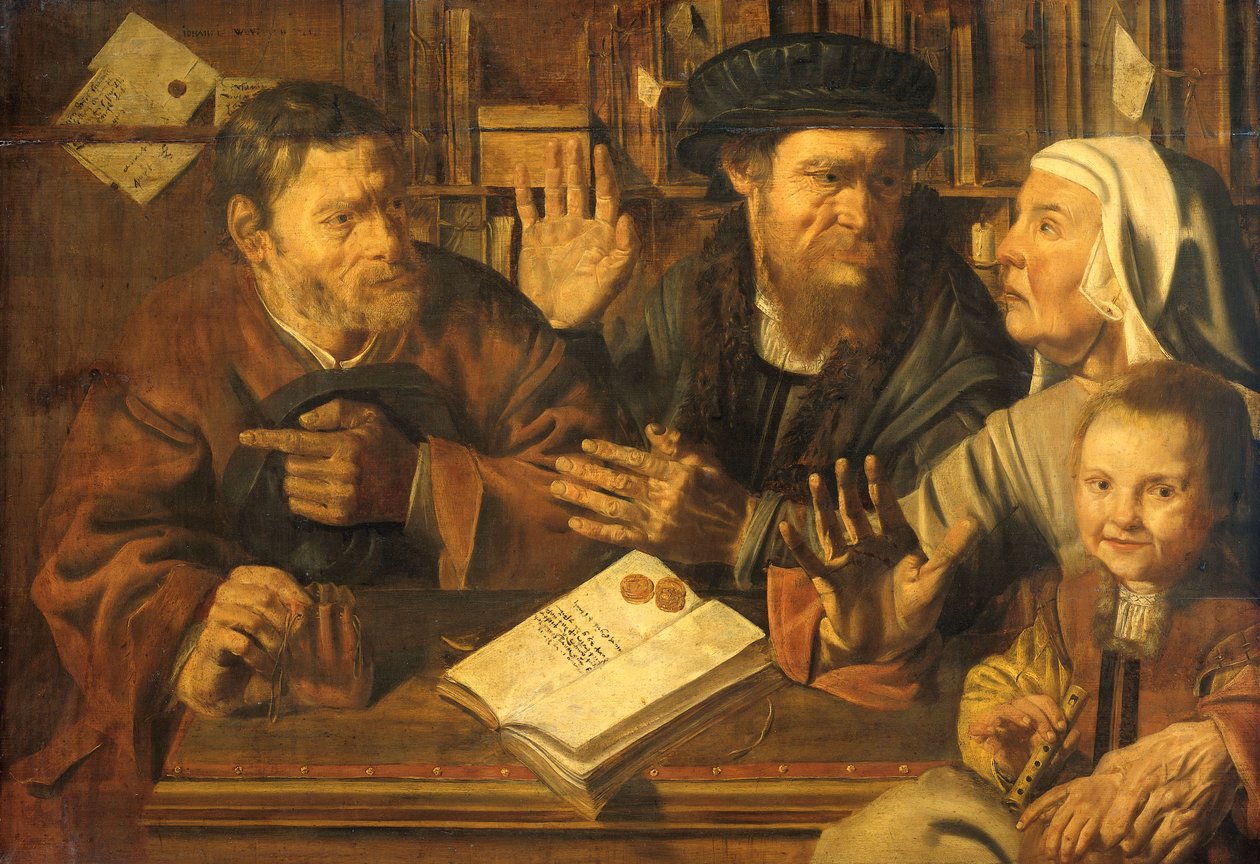 公証役場 作： Jan Woutersz Stap
