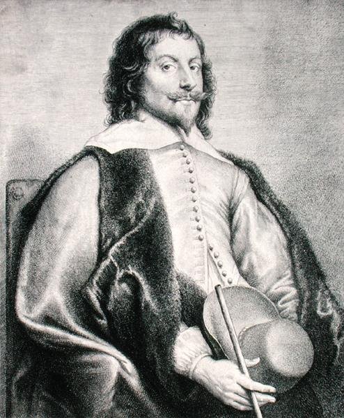 Nicolas Lanier (b.1588) Lucas Vostermans (エングレービング) 作： ヤン・ザ・エルダー（後）リーベンス