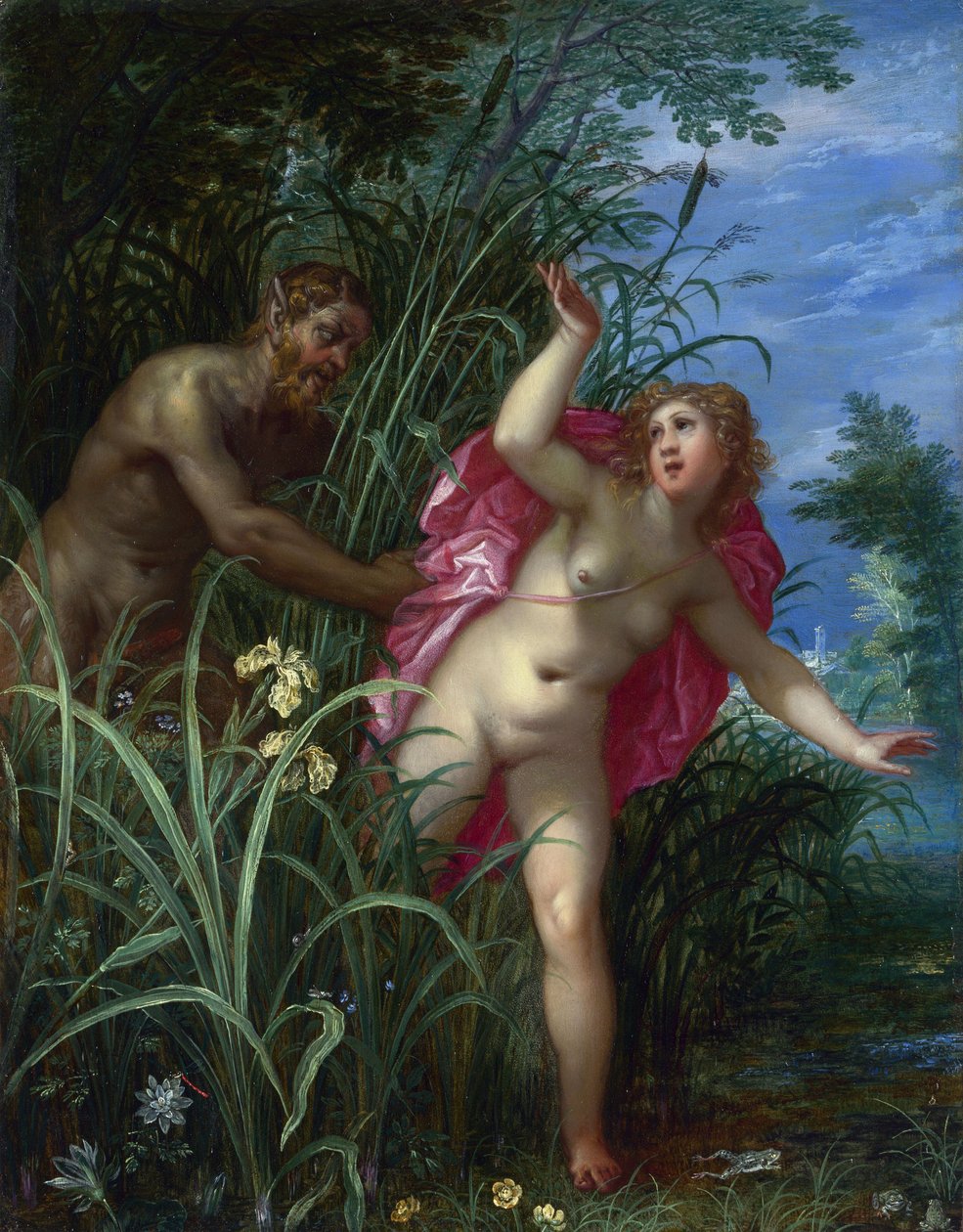 シリンクスを追うパン - ブリューゲル、ヤン、ザ・エルダー（1568-1625）（Jan Brueghel 
