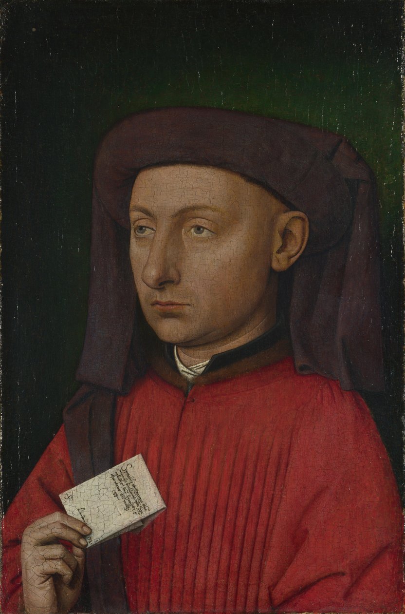 マルコバルバリゴの肖像、c.1449-50 作： ヤン・ファン・エイク