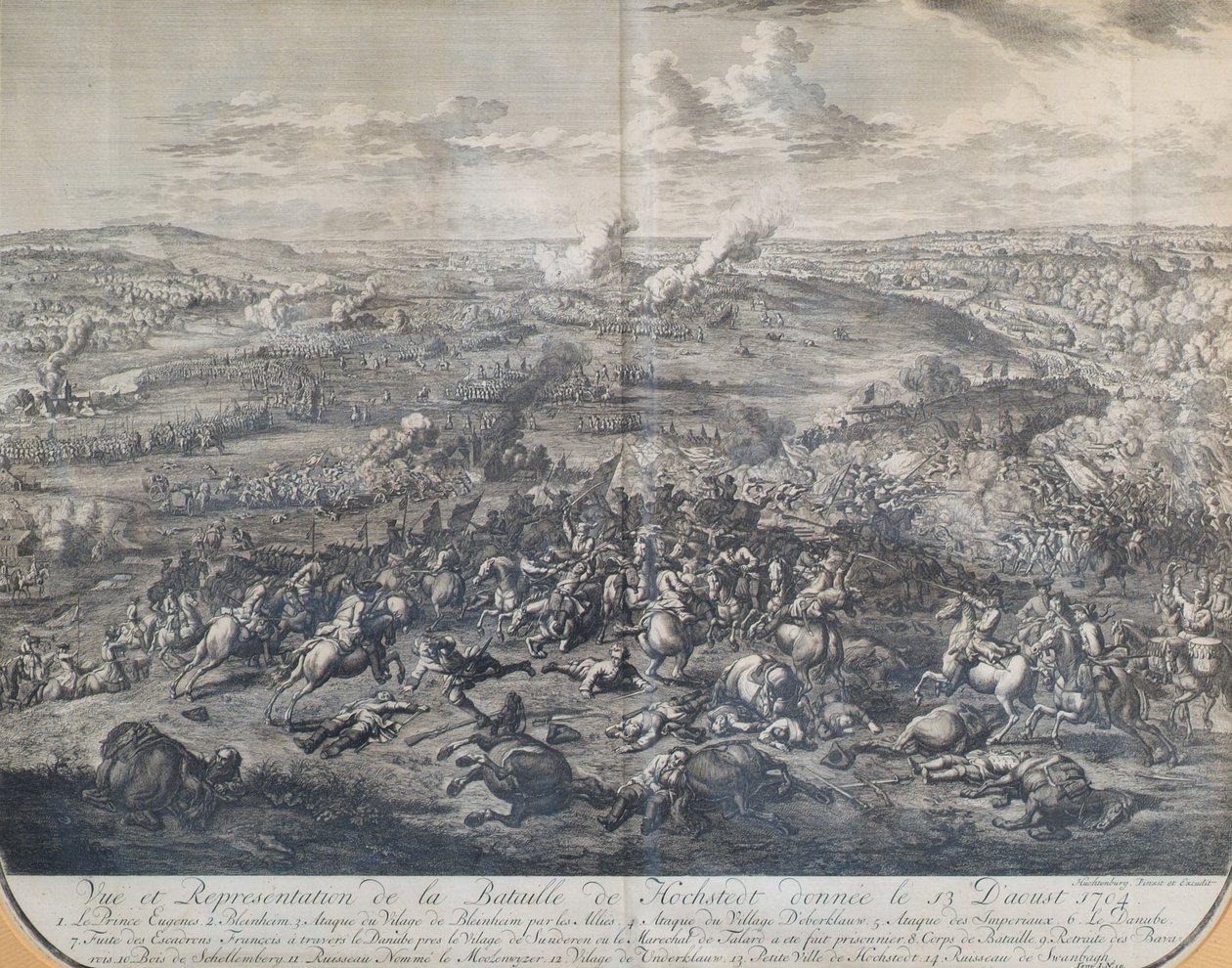 1704 年 8 月 13 日のヘーヒシュテットの戦い 作： Jan van Huchtenburgh