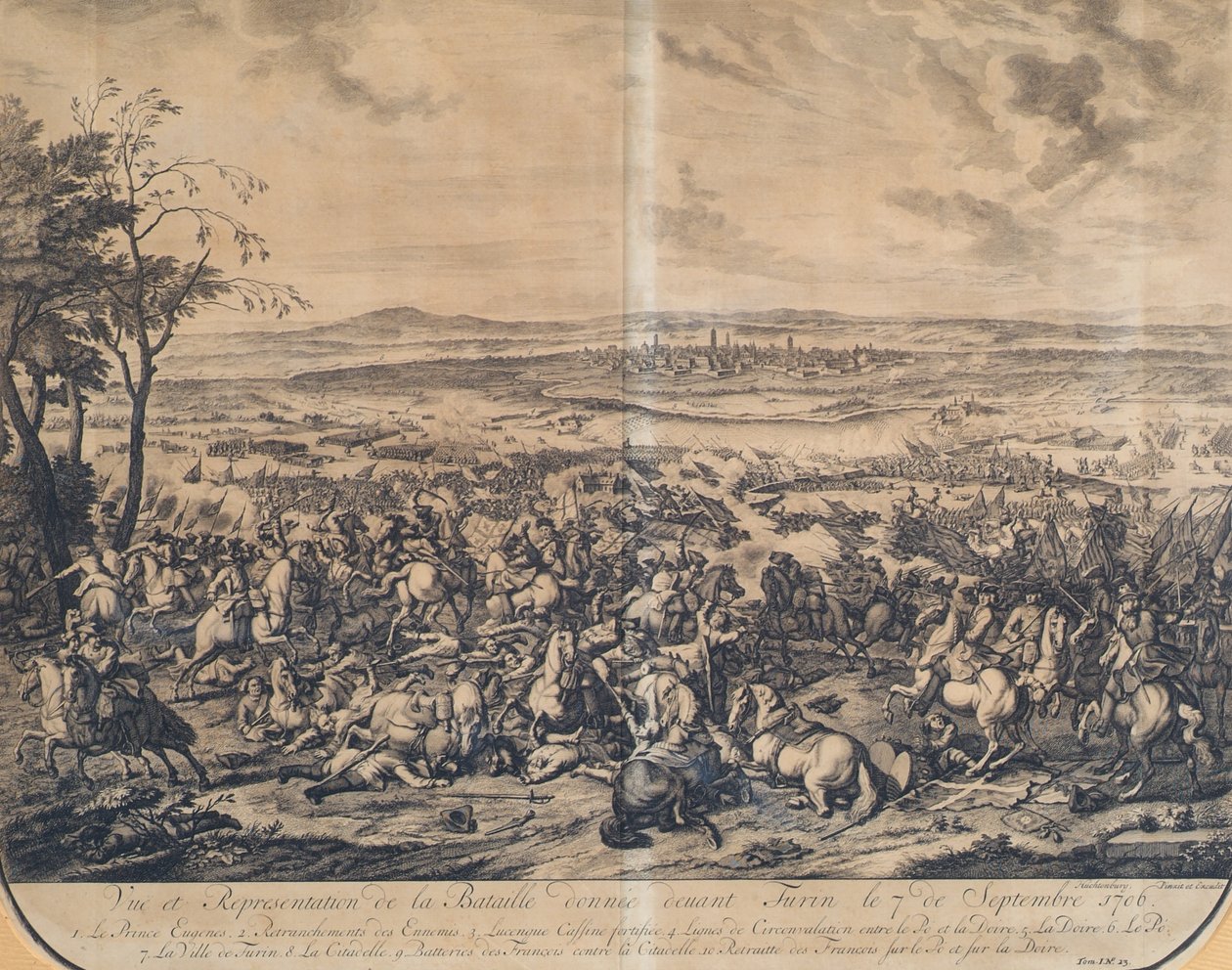 1706 年 9 月 7 日のトリノの戦い 作： Jan van Huchtenburgh