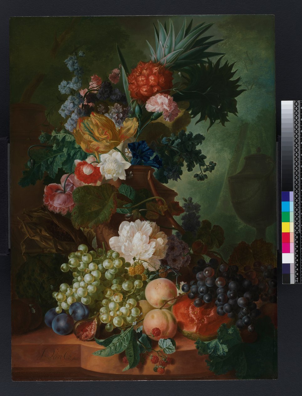 花と果物の花瓶、1808年以前 | Jan van Os