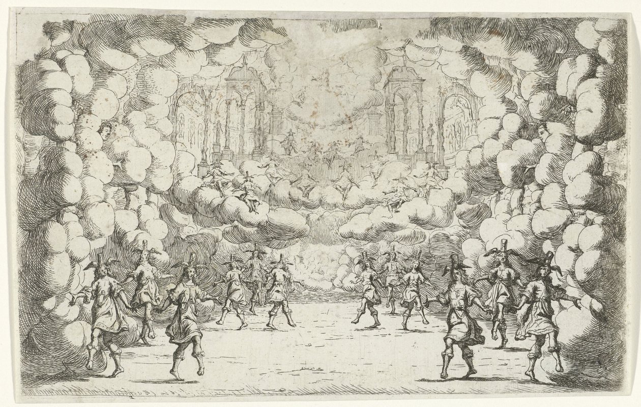時の雲の宮殿 舞台風景のデザイン（連載タイトル） 作： Jan van Ossenbeeck