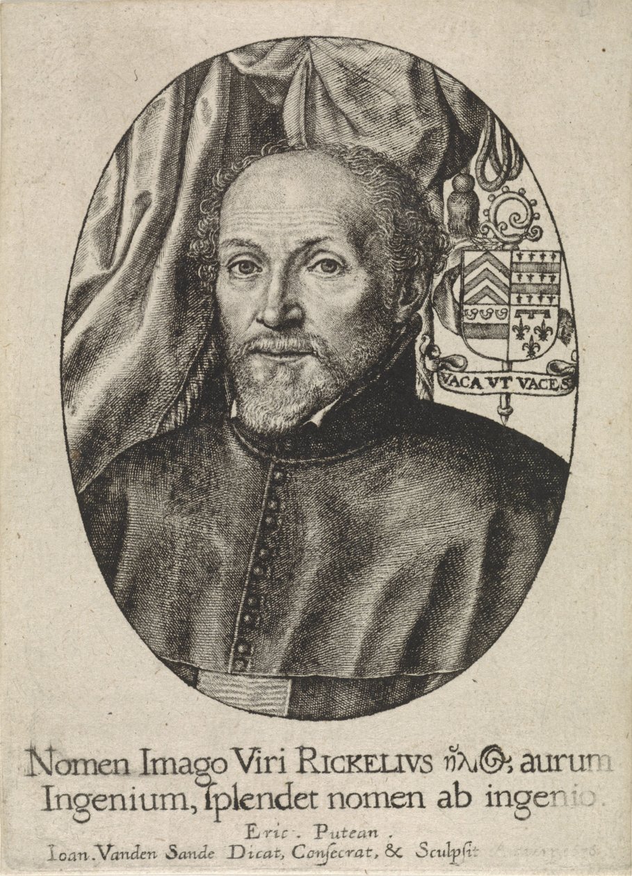神学者ディオニュシウス・リッケルの肖像 作： Jan van de Sande