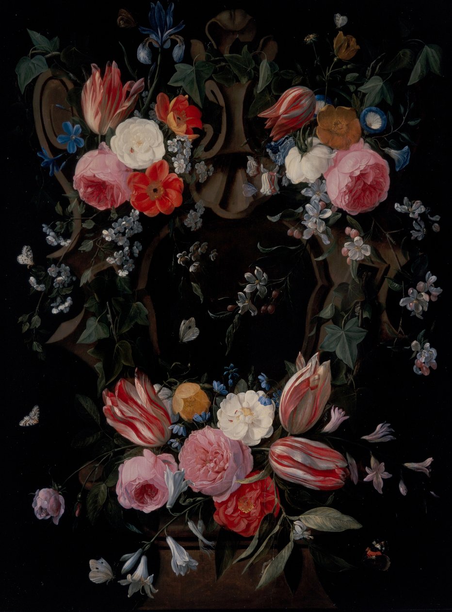 花の花輪 作： ヤン・ヴァン・ザ・エルダー・ケッセル