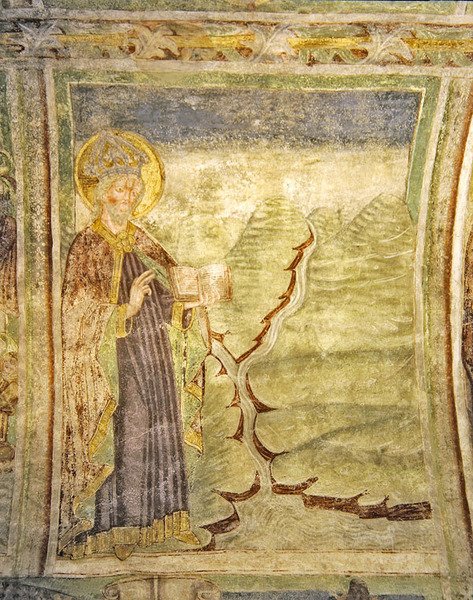 神は土地を水から分離しました、1490 作： ヤネス・カスタフ
