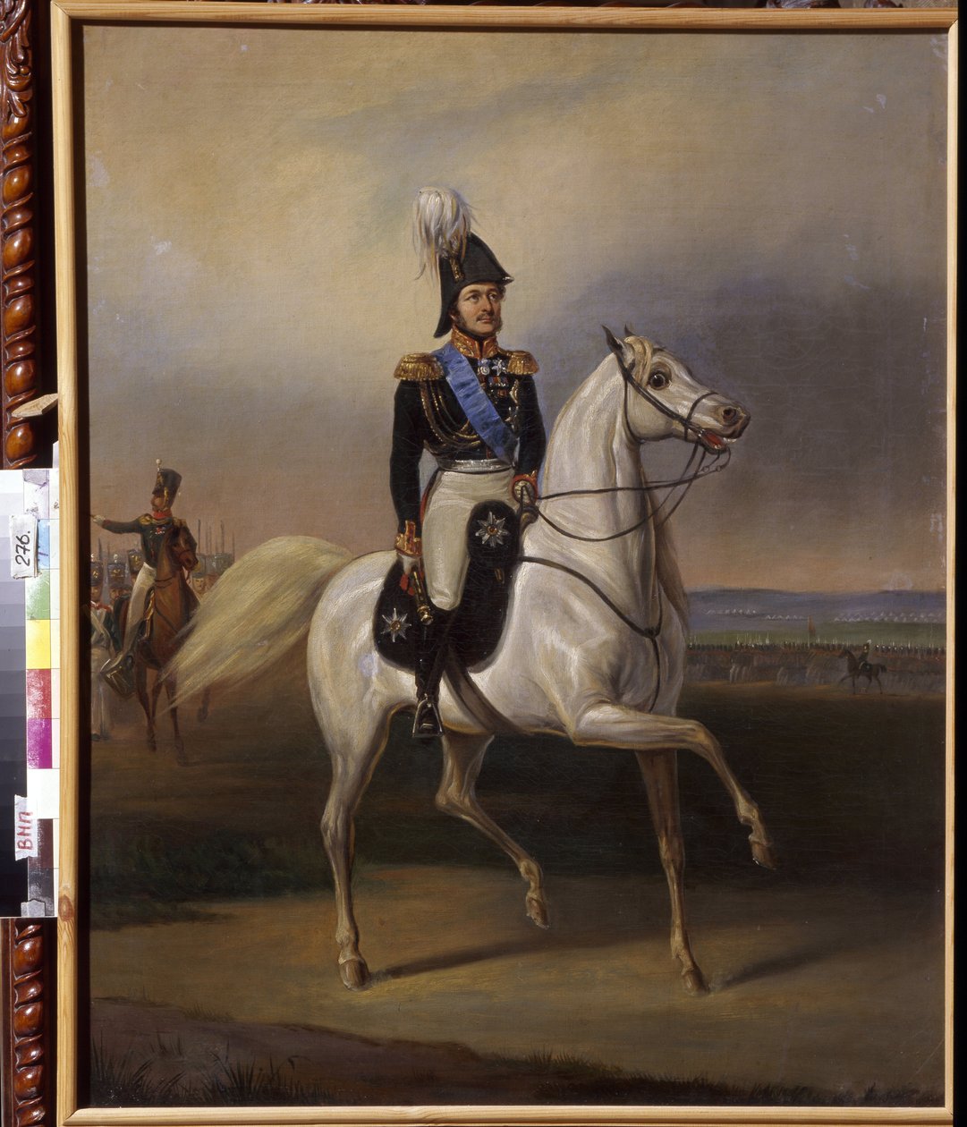 Ivan Fedorovich Paskevich (1782-1856)、エリヴァン伯、ポーランド総督。 (イヴァン・フョードロヴィチ・パスケヴィッチ、エリヴァン伯、ポーランド王国総督)。 1月（ジャンヴィエ）スチョドルスキ（1797-1875）による絵画、キャンバスに油彩、1830年頃。ポーランド美術、c 作： 1月スチョドルスキ