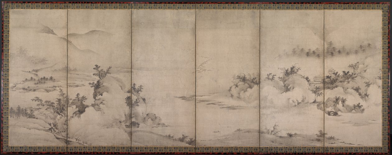 風景 作： 日本、桃山時代