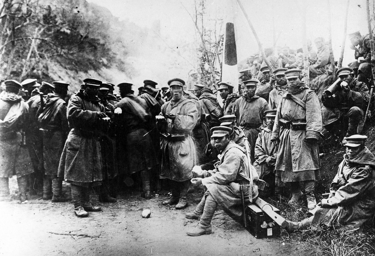 おそらく中国の日本軍、1930年代 作： 日本の写真家