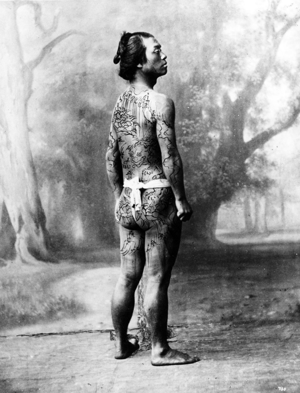 Tattooed Betto, c.1860-80  作： 日本の写真家