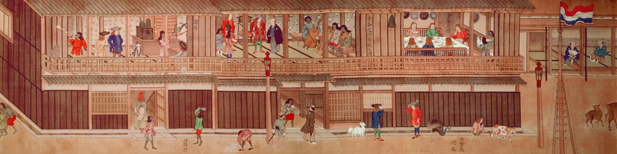 国内のシーン、スクロール（22592および136098を参照） 作： 日本語学校