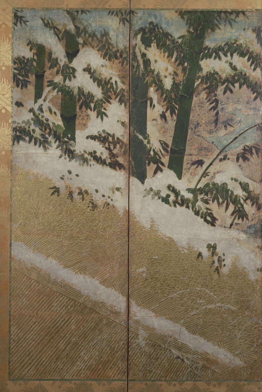 冬の植物、1550年頃、 作： 日本語学校