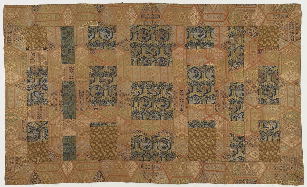 修道士のローブ、パッチ。ケサ、江戸時代、1615-1868（絹） 作： 日本語学校