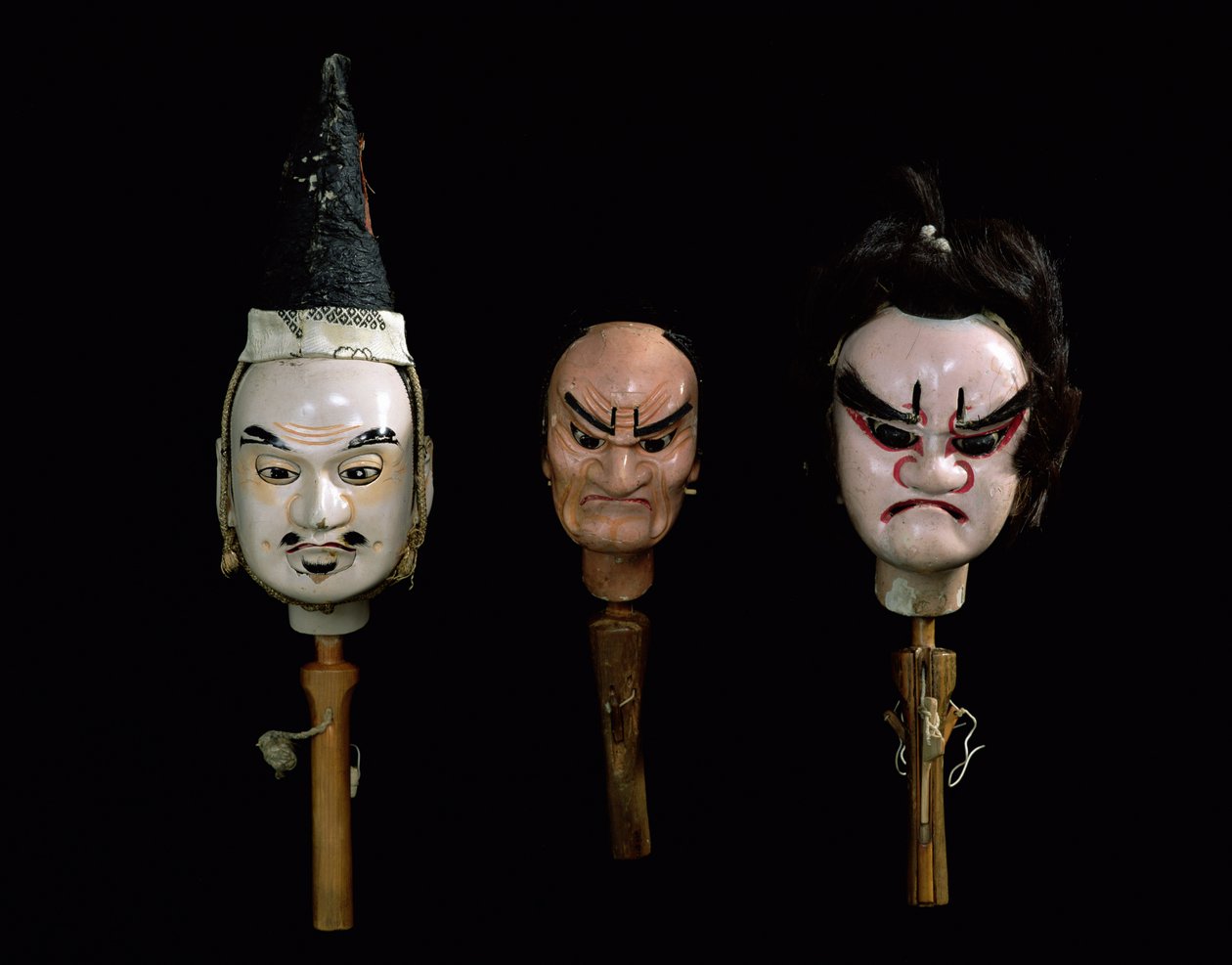 Banraku puppets  作： 日本語学校
