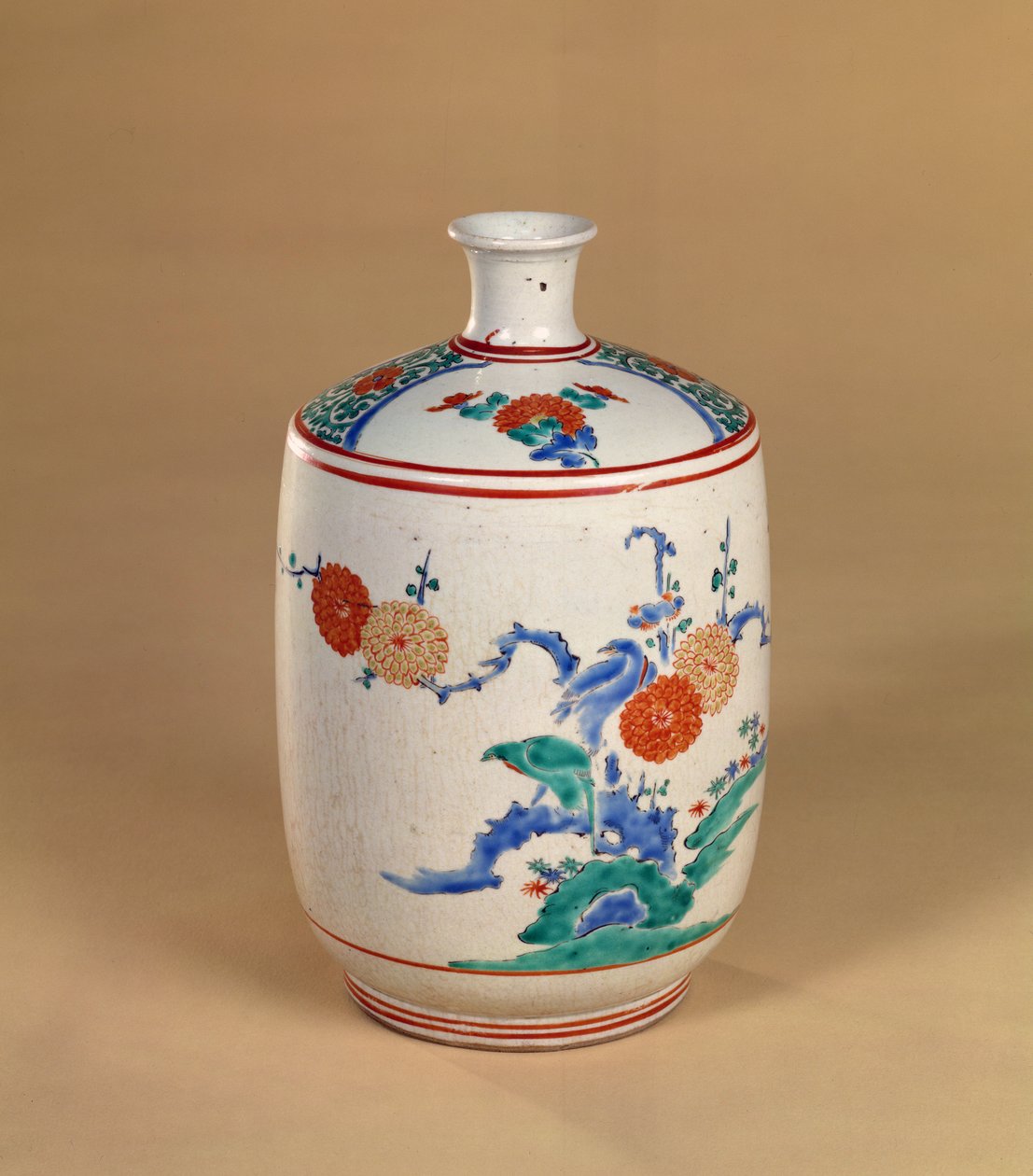 花飾りの柿右衛門江戸時代、1660年（磁器）