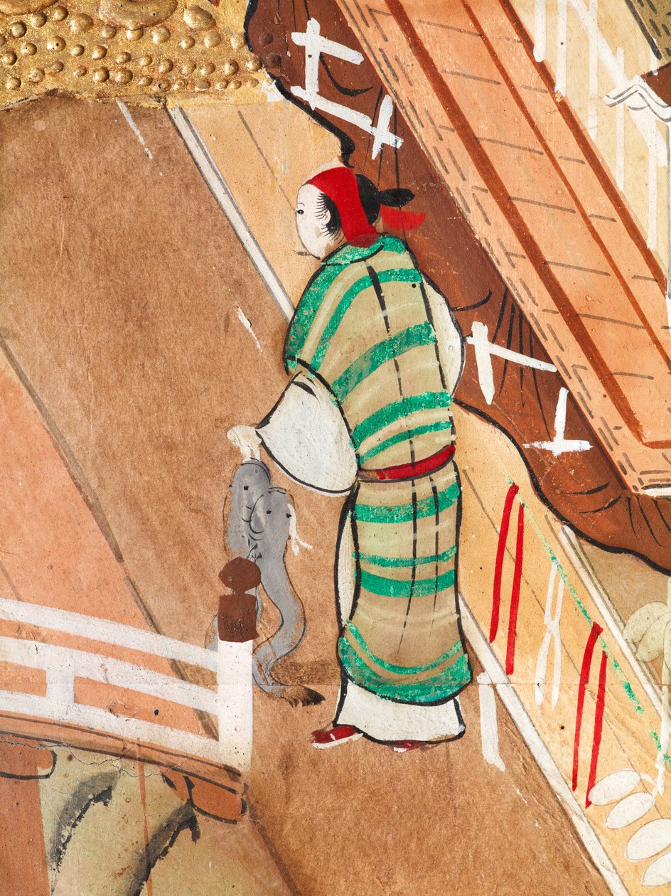 長一屏風 - 八曲一双屏風（絵画） 作： 日本語学校