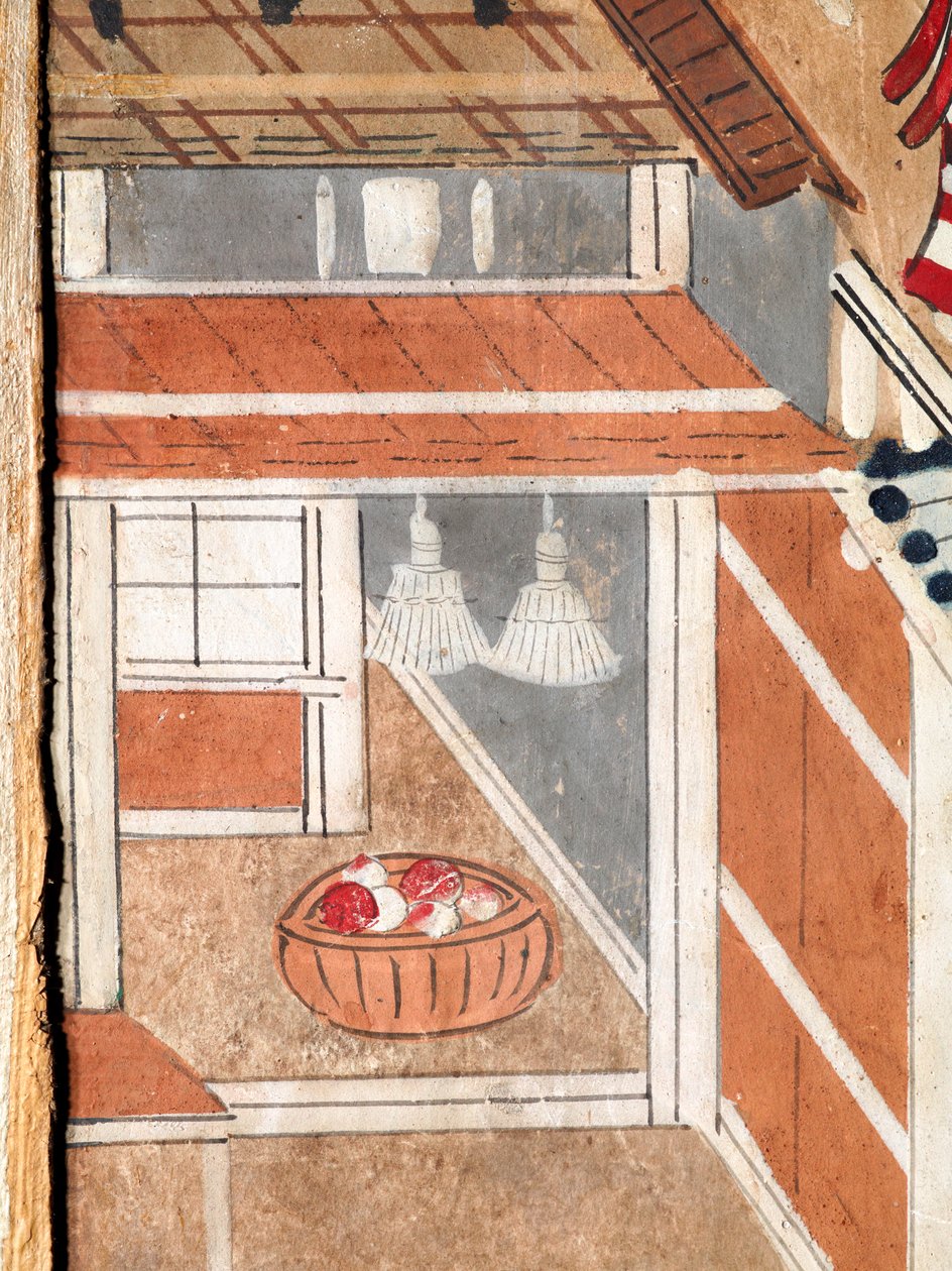 長一屏風 - 八曲一双屏風（絵画） 作： 日本語学校