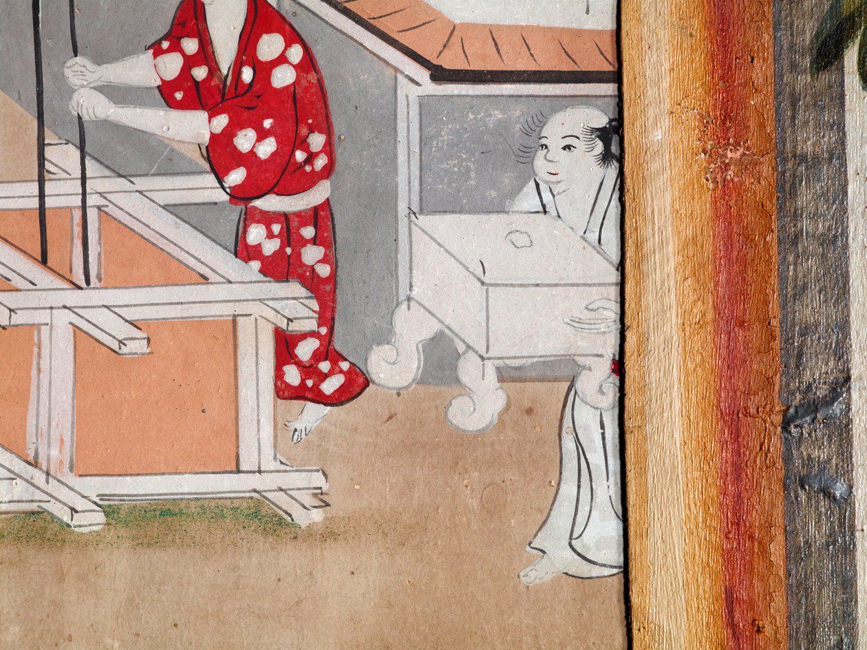 長一屏風 - 八曲一双屏風（絵画） 作： 日本語学校