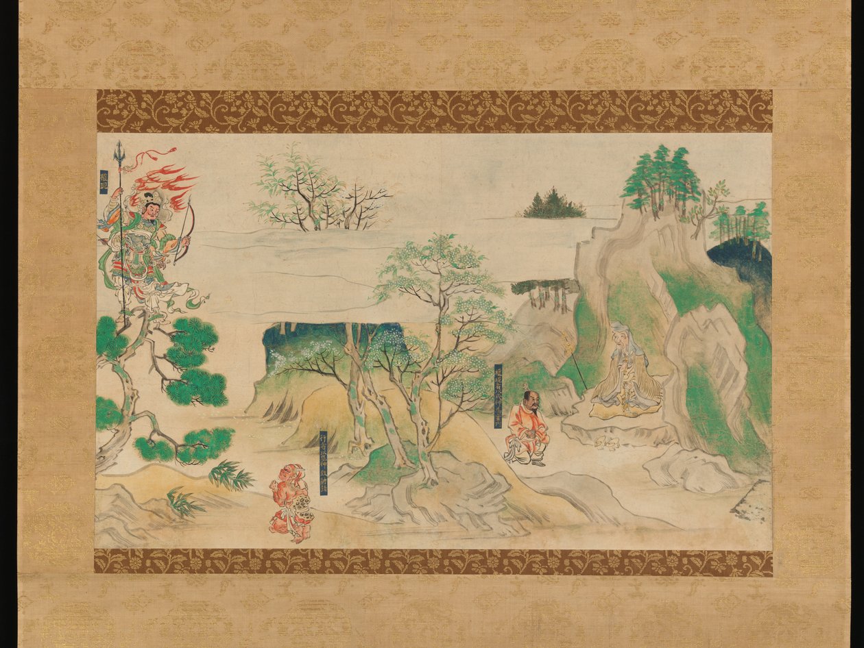 神如寺の伝説の伝説の一場面 作： 日本語学校