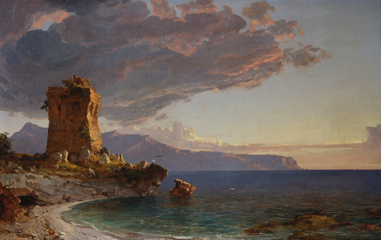 カプリ島、1893 作： ジャスパー・フランシス・クロプシー