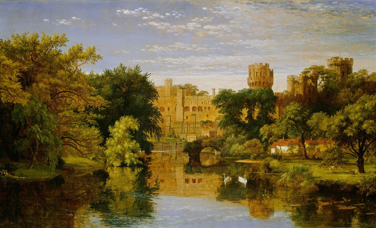 1857年、イギリスのウォーリック城。 作： ジャスパー・フランシス・クロプシー
