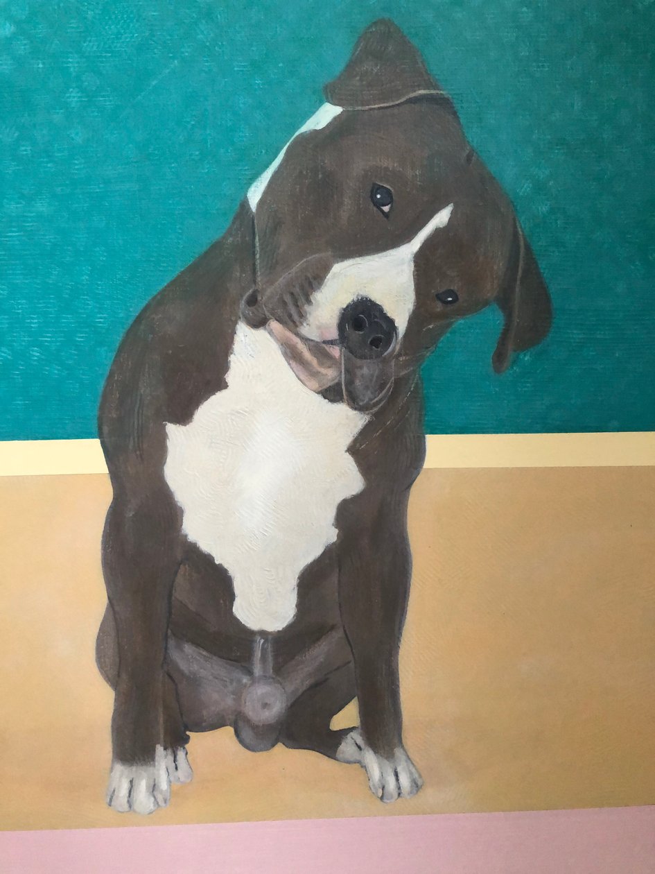 親愛なる犬 - 詳細（絵画） 作： ジャスパー・ギャロウェイ