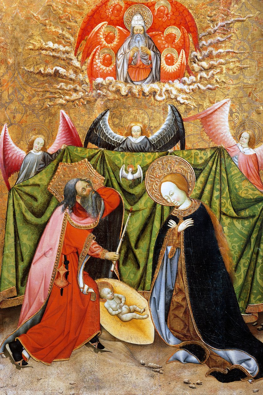 降誕、ヴェルドゥの祭壇画 作： ジャウメ・フェラー