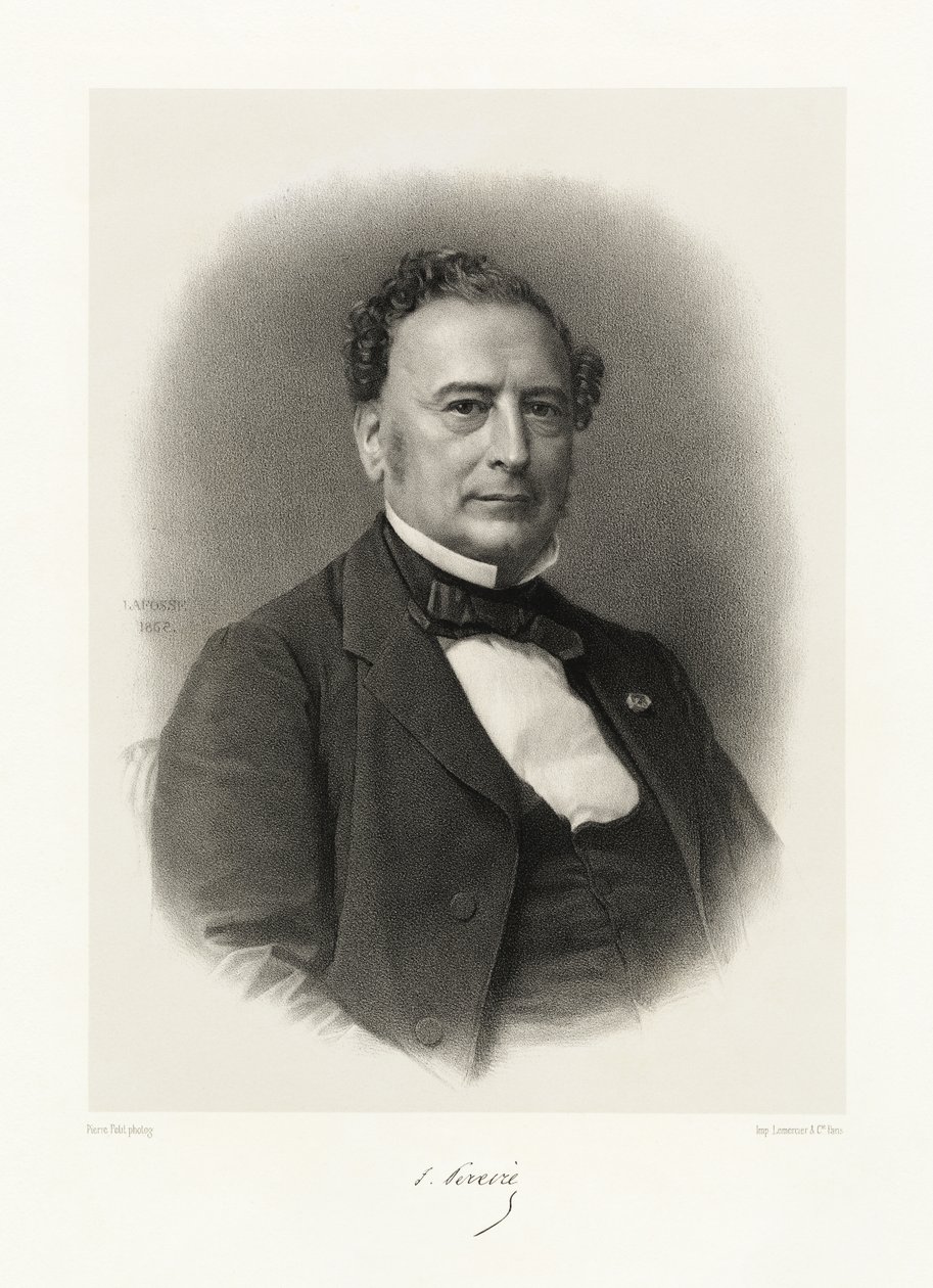 Isaac RodriguePéreire、1865-66 作： ジャン・バプティスト・アドルフ・ラフォッセ