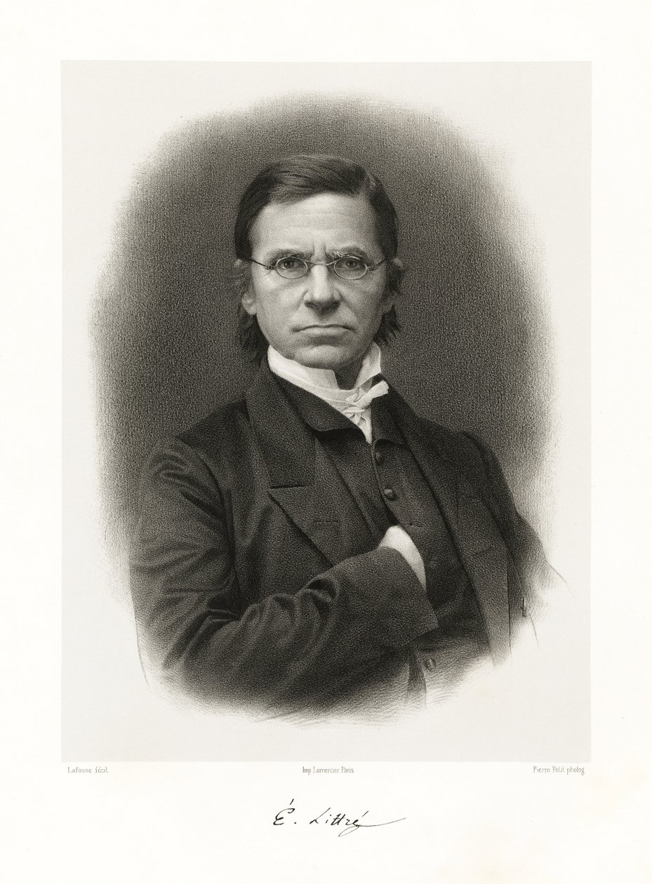 マクシミリアンポールエミールリトレ、1865-66 作： ジャン・バプティスト・アドルフ・ラフォッセ