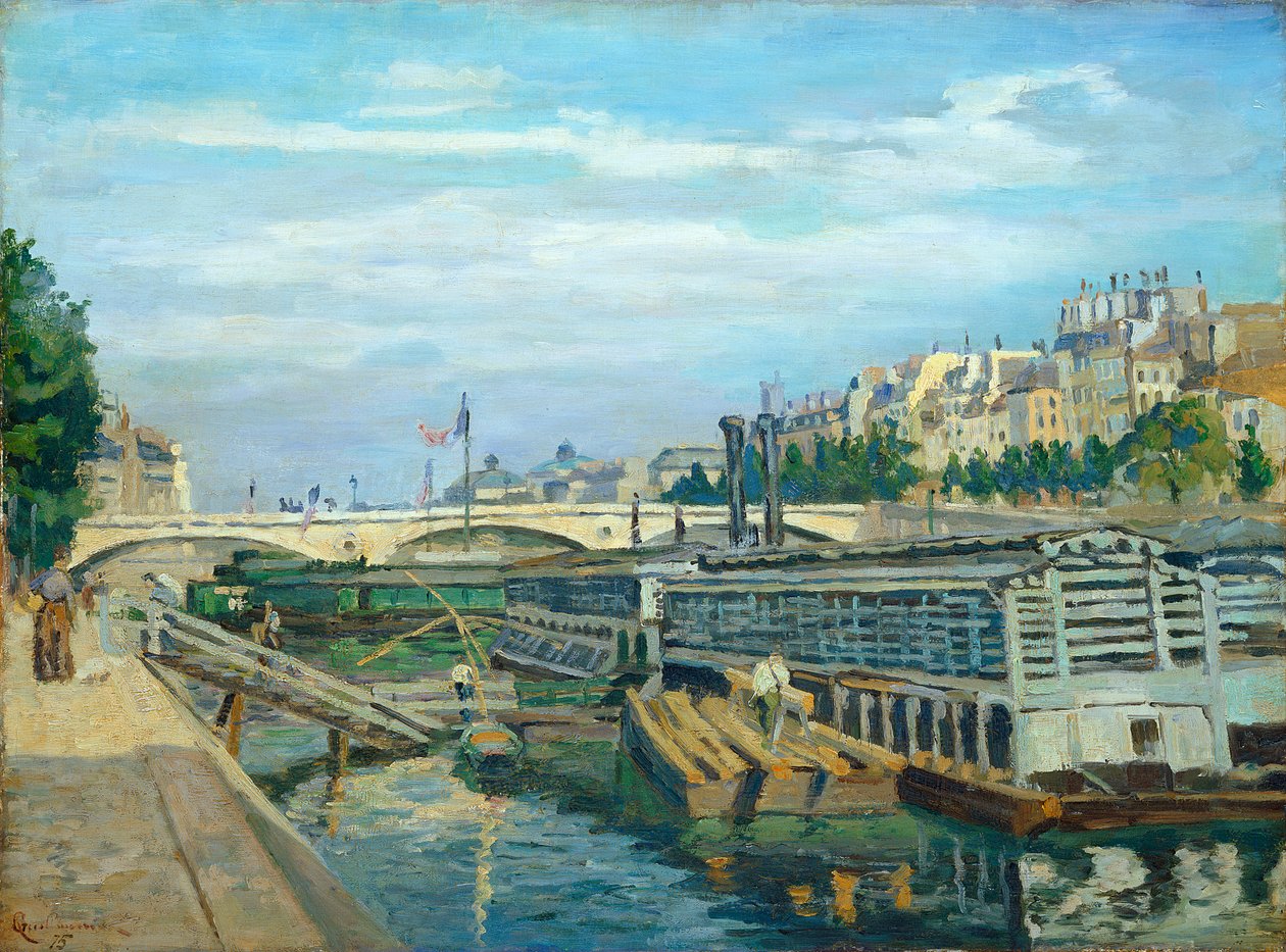 ルイフィリップの橋、1875 作： ジャン・バプティスト・アルマン・ギヨーミン