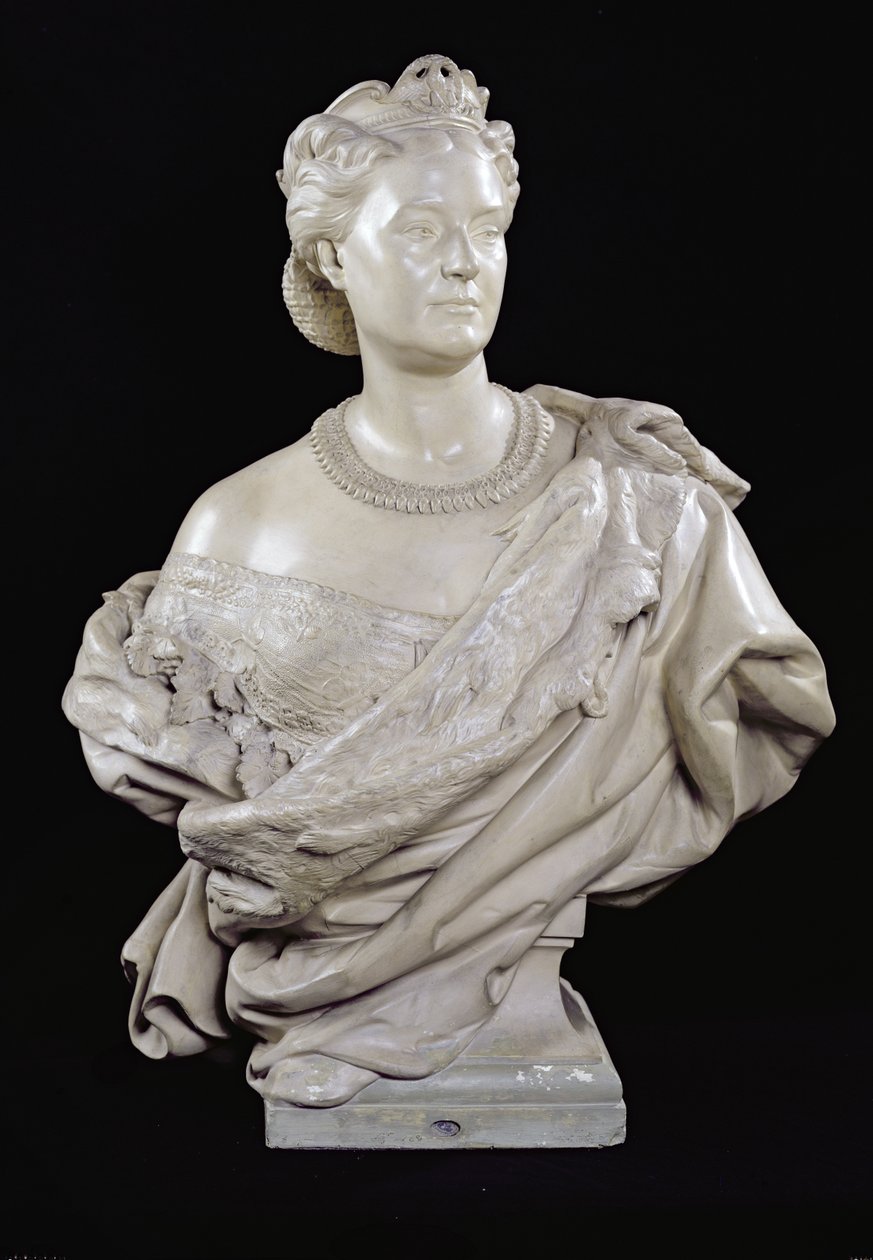マチルド姫の胸像（1820-1904）c.1862-63（しっくい） 作： ジャン・バプティスト・カルポー