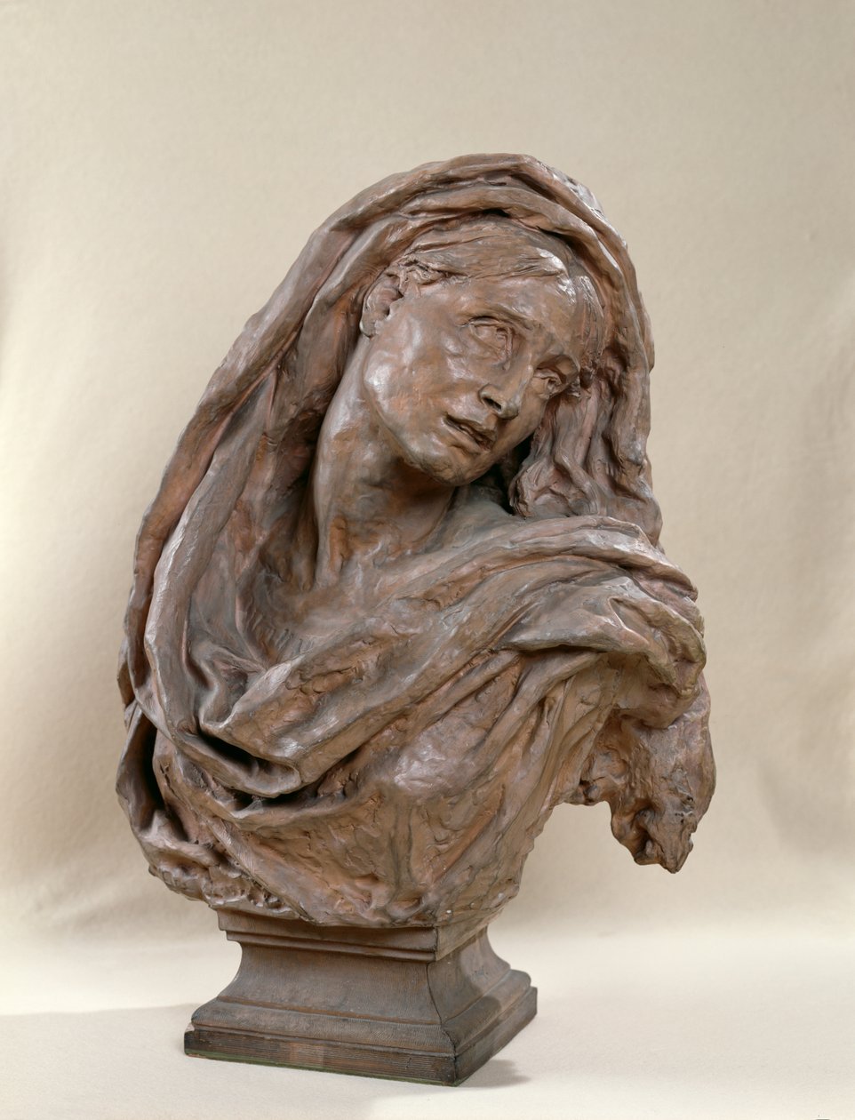 Mater Dolorosa、1869-70（テラコッタ） 作： ジャン・バプティスト・カルポー
