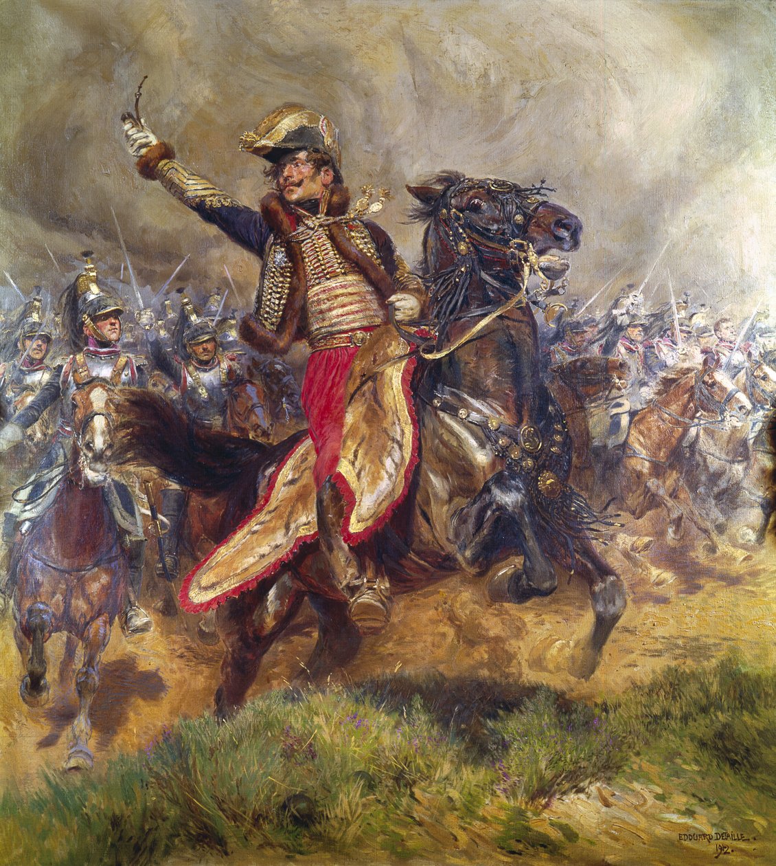 アントワーヌ・シャルル・ルイ・ラサール将軍（1775-1809）1912 作： ジャン・バプティスト・エドゥアール・ディテール