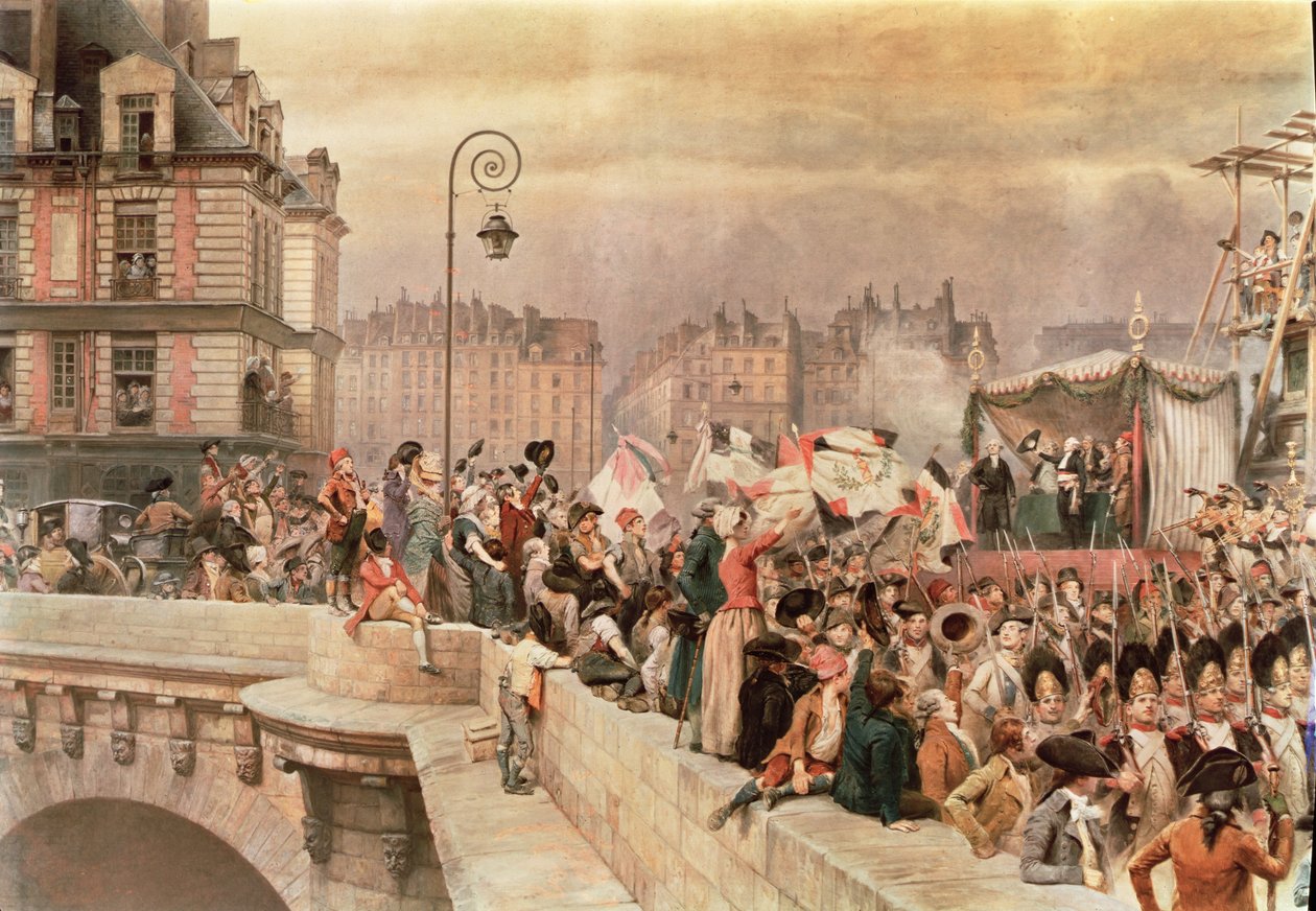 1792年のボランティアの出発（紙のWC 1907） 作： ジャン・バプティスト・エドゥアール・ディテール