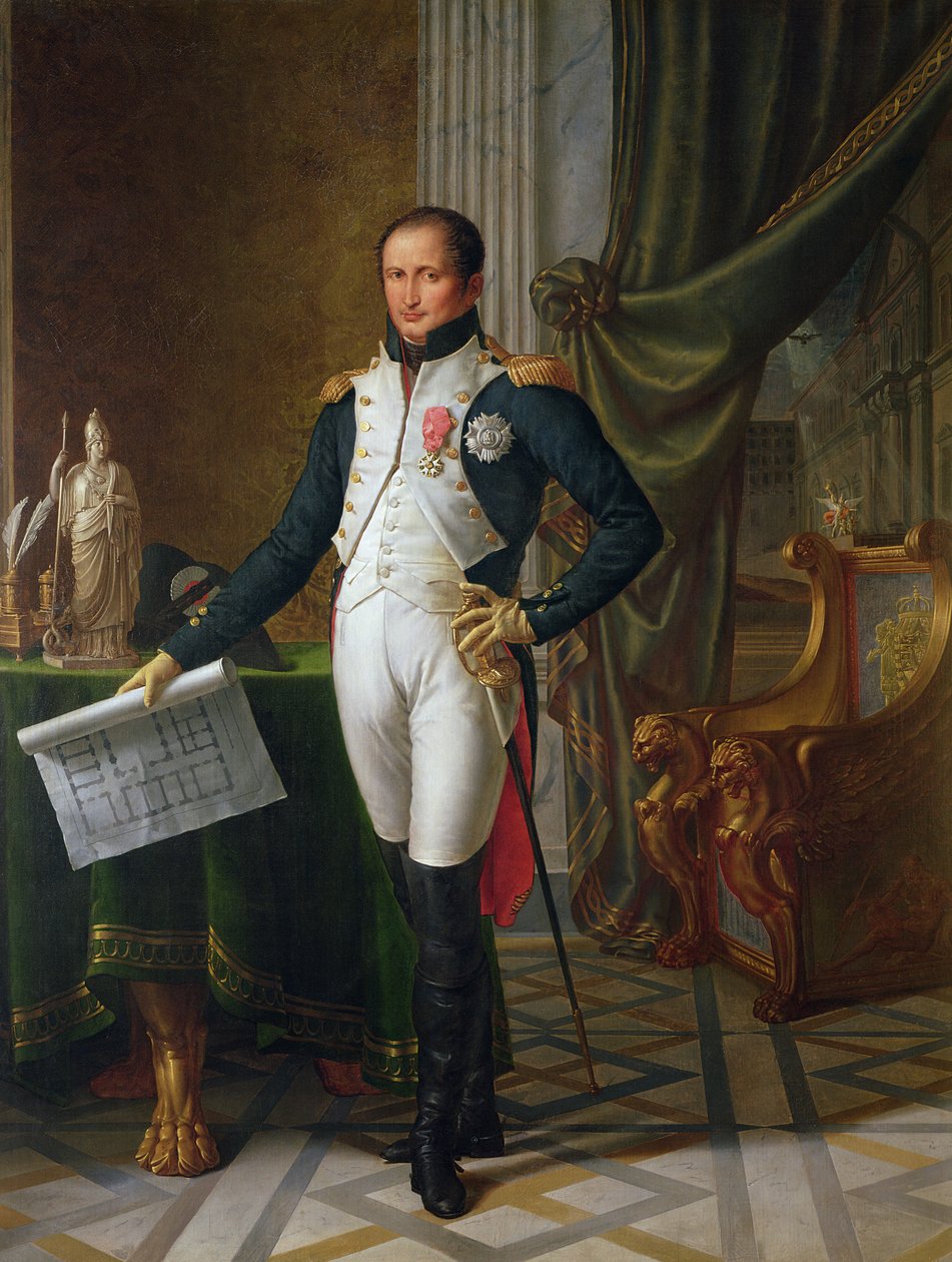 ジョセフ・ボナパルトの肖像（1768-1844）スペイン王、1808 作： ジャン・バプティスト・ジョセフ・ウィカー
