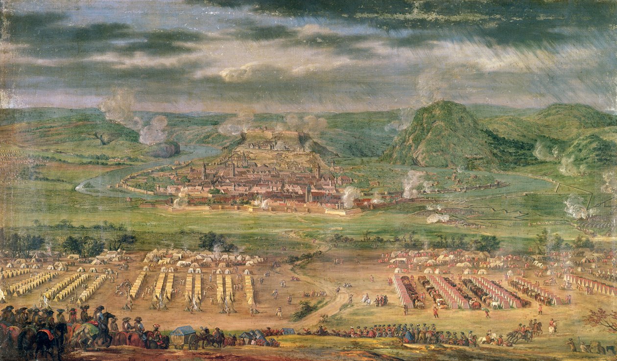 1674年5月のブザンソンの包囲 作： ジャン・バプティスト・マーティン