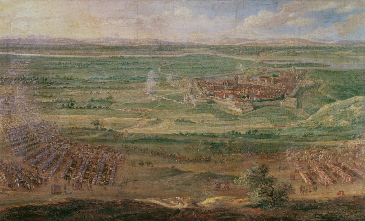 1674年6月のドールの包囲 作： ジャン・バプティスト・マーティン