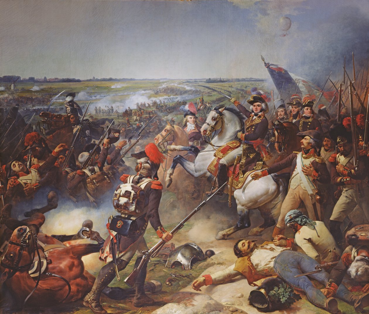 1837年6月26日、フルーラスの戦い 作： ジャン・バプティスト・モーザイッセ