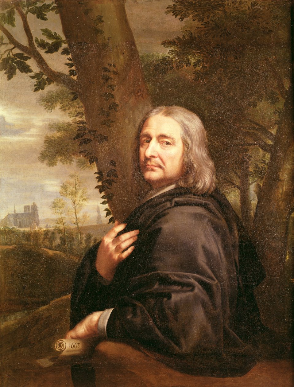 フィリップドシャンペーンの肖像、1668年 作： ジャン・バプティスト・ド・シャンペーン