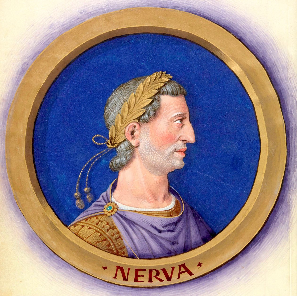12のシーザーとそのフィギュアの説明13-Nerva 作： ジャン・ブルディション