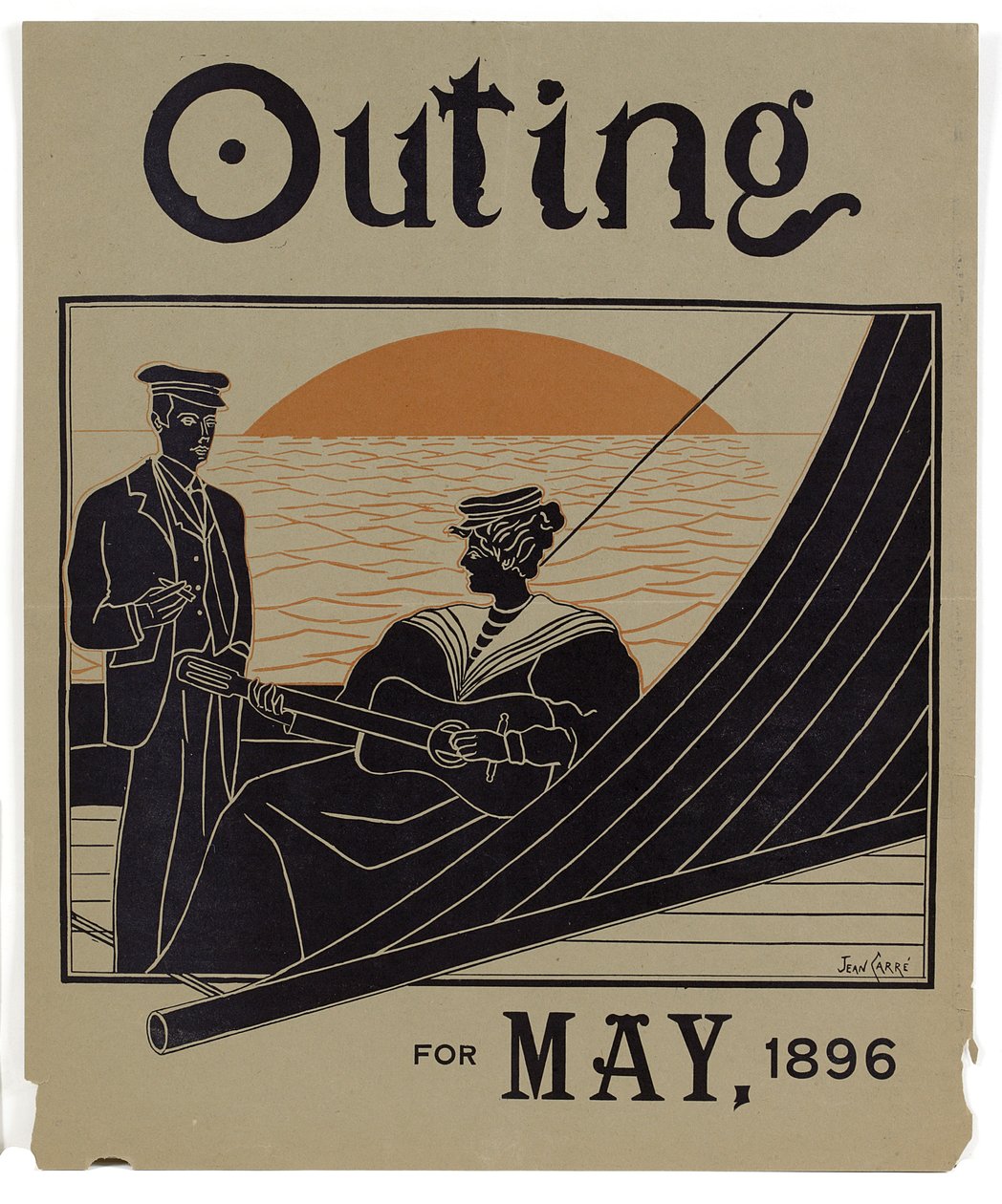 外出、1896年、1896年5月（印刷） 作： ジャン・カレ