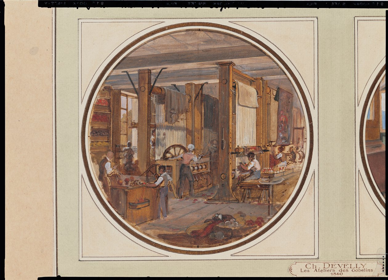 Gobelins Workshop、1840（27889も参照） 作： ジャン・チャールズ・デベリー