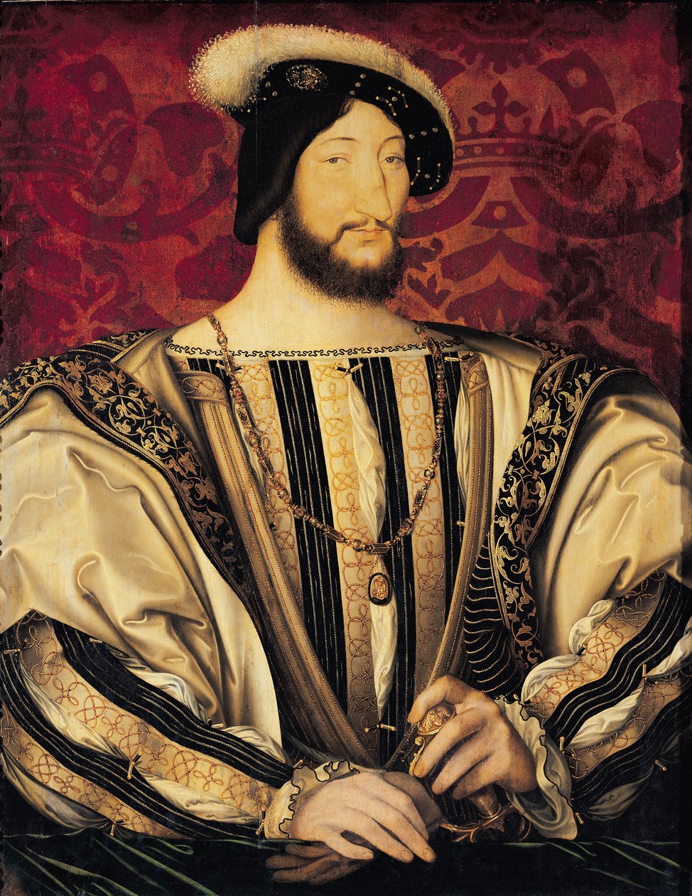 フランシスI（1494-1547） 作： ジャン・クルーエ