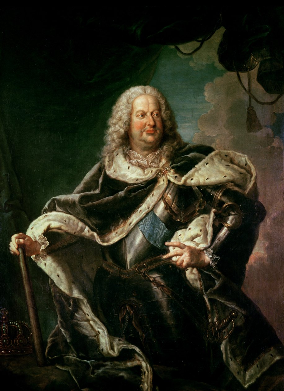 スタニスラス・レスチンスキー（1677-1766）ポーランド国王 作： ジャン・ジラルデ