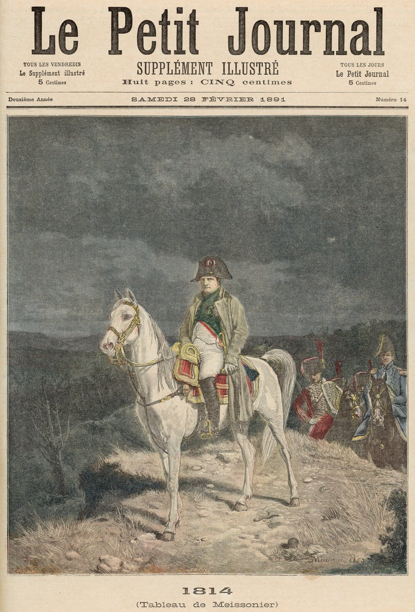 1814年、「Le Petit Journal」より、1891年2月28日 作： ジャン・ルイ・アーネスト・メソニエ