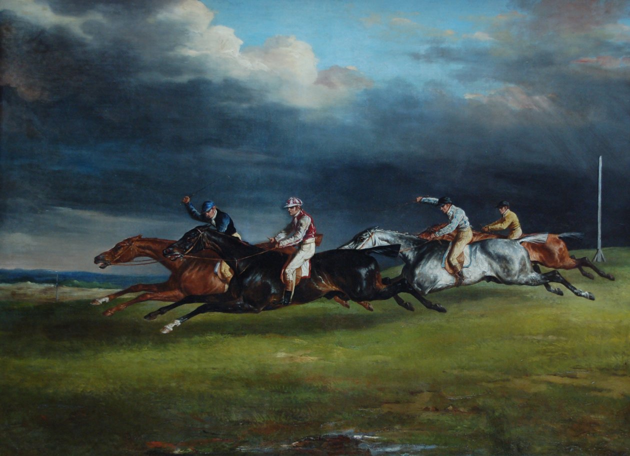 ルダービーとして知られる競馬 作： セオドア・ジェリコー
