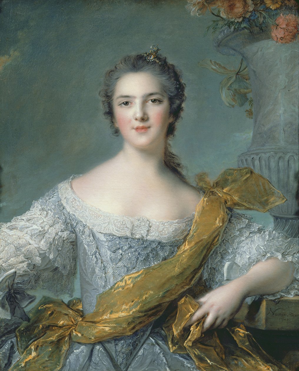 ヴィクトワールドフランス（1733-99）、フォントゥヴロー、1748年 作： ジャン・マルク・ナティエ