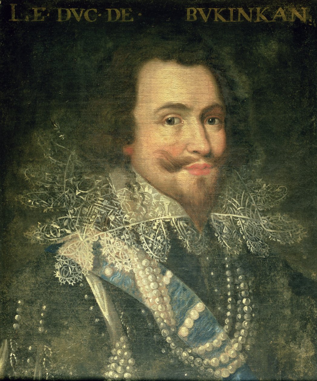 ジョージヴィリエの肖像、第1バッキンガム公（1592-1628） 作： ジャン＝ローラン・モスニエ