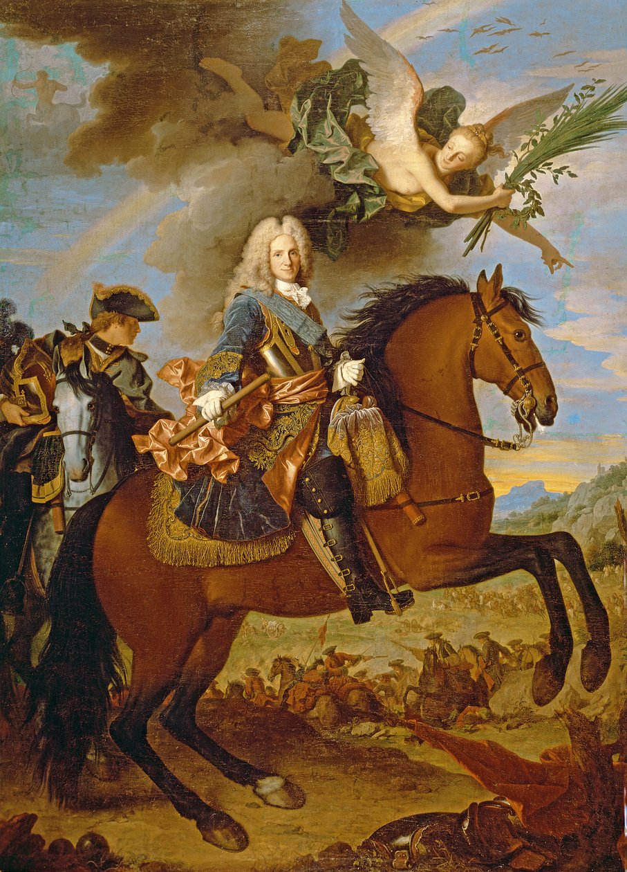 フィリップ5世の乗馬の肖像（1683-1746） 作： ジャン・ランク